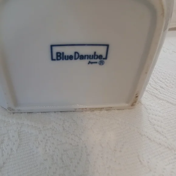 Vintage Salt Box BLUE DANUBE - Picture 3 of 3